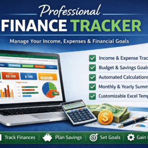 Professional Finance Tracker